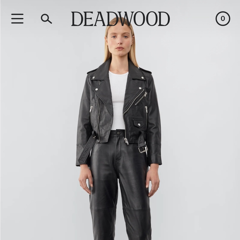 Deadwood Black Leather Jacket